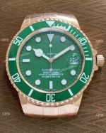 2019 New Replica Rolex Hulk Submariner Wall Clock Rose Gold